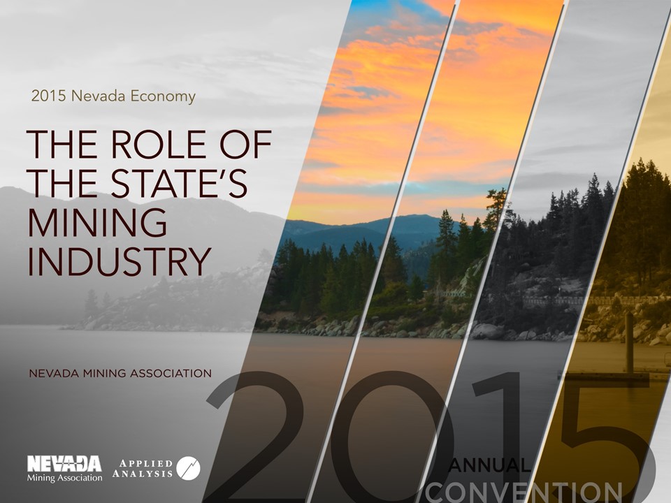 Cover, Nevada Economy 2015: The Role of the State's Mining Industry
