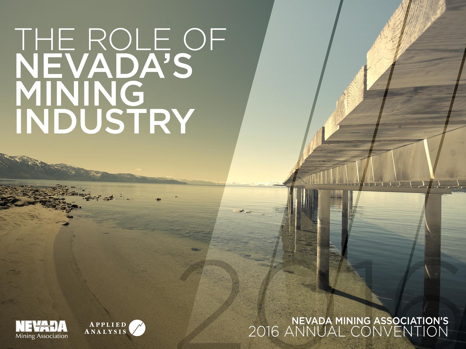 Cover, Nevada Economy 2016: The Role of Nevada's Mining Industry