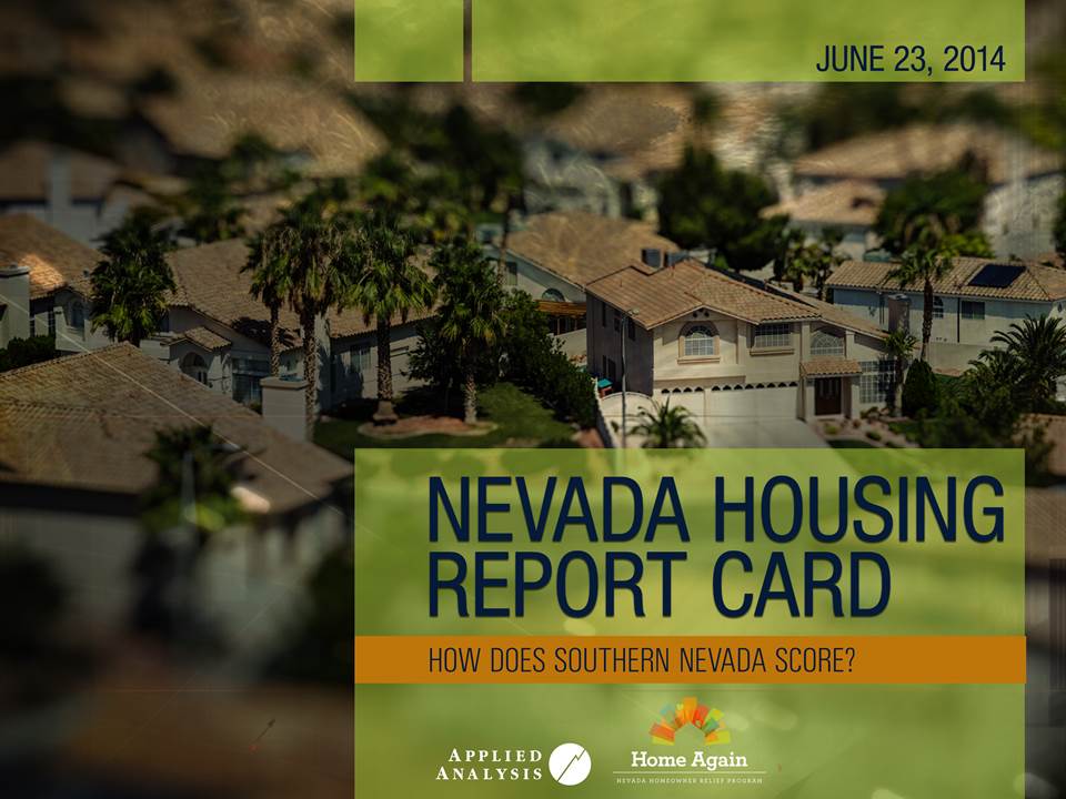Cover, Nevada Housing Report Card: How Does Southern Nevada Score?