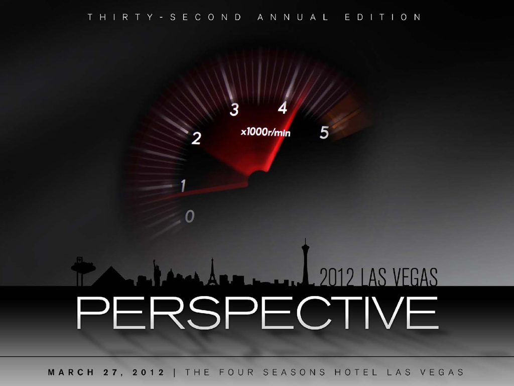 Cover, 2012 Las Vegas Perspective